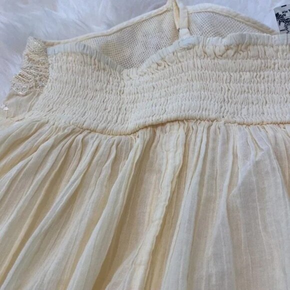 NWOT Free People Maxi Embroidered Fit & Flare Cotton Dress. S - Picture 10 of 14